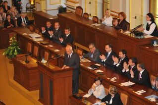Václav Klaus v Poslanecké snmovn